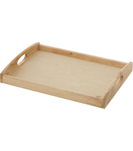 Amazon｜ボヌール Bonheur 36cm×26cm 取っ手付き 木製 木 ディナー