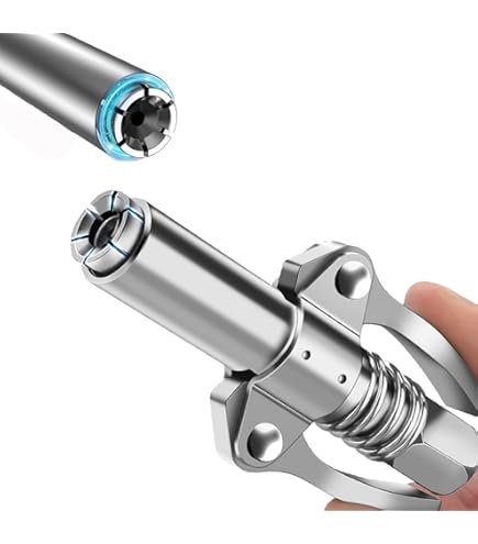 thumbnail image 2 of Grease Gun Coupler, Strong Lock On Greases Gun Couplers With 12" Spring 2 of 14