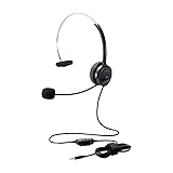 エレコム(ELECOM) ヘッドセット 4極ミニプラグ オーバーヘッド 有線 片耳 変換ケーブル付 30mmドライバ ブラック HS-HP29TBK