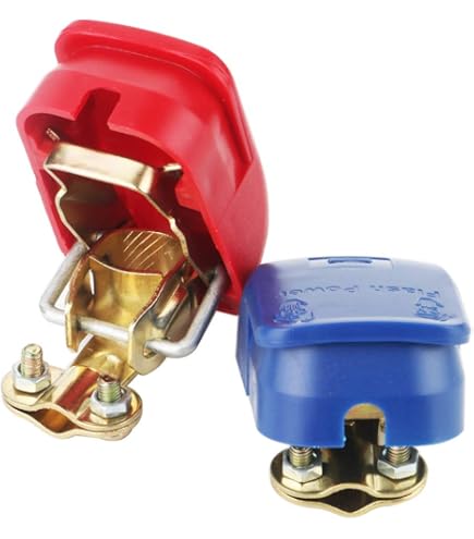 Amazon | Garage.com ワンタッチ式 エレキバッテリーターミナル ＋－2 