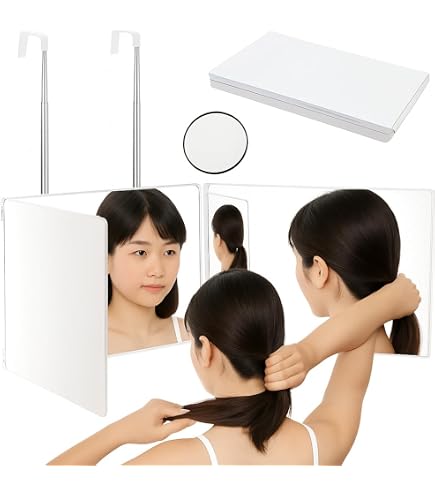木製 3面鏡 ドレッサー　大きめ　高さ50㌢程　カントリーナチュラル Amazon.co.jp: 木製 3面鏡 ドレッサー 大きめ 高さ50㌢程 カントリー