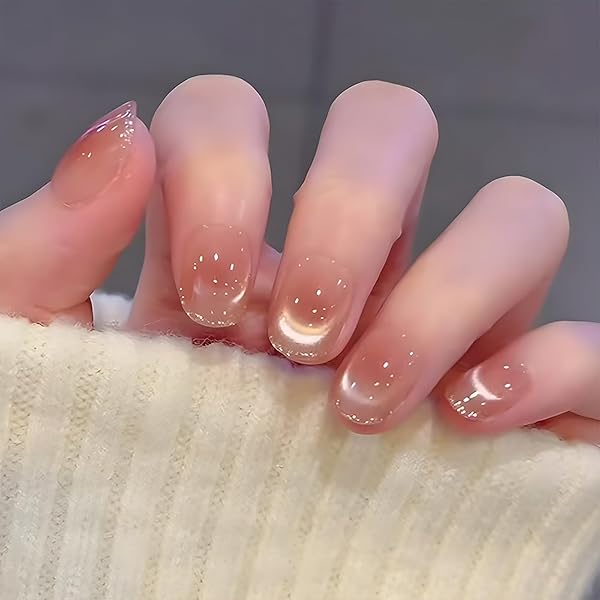 Amazon | RosiFoxi Nails 手作り ネイルチップ 付け爪 短め