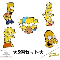ユニバーサルスタジオピンバッジザ・シンプソンズバート海外