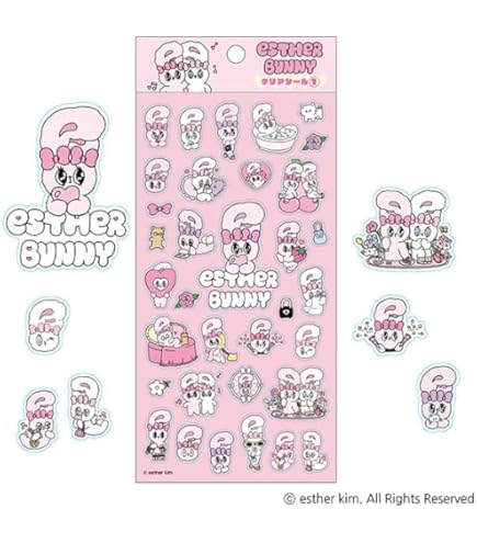 Amazon.co.jp: ティーズファクトリー エスターバニークリアステッカー