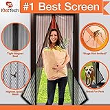 Magnetic Screen Door, Full Frame Velcro. Fits Door Openings up to 34"x82" MAX [並行輸入品]