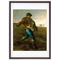 Amazon.co.jp: 版画 絵画 名画 種をまく人(1850) ジャン