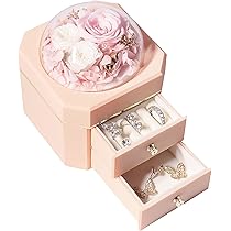 Amazon｜【LifeRed】プリザーブドフラワー ジュエリーボックス 2