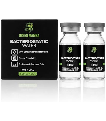how much bac water for hgh Bacteriostatic 20ml Vial (Pack of 1) – Sterile Water Solution with 0.9% Benzyl Alcohol – Water Laboratory and Research Use Home Supply Duration:1 month supply AOD 9604: Peptide Claims Neurological disorders