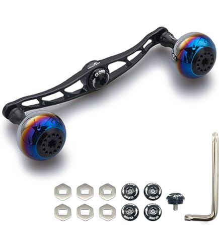Amazon.co.jp: HEIGHTEN 80/90mm リール ハンドル 45mm ハンドルノブ