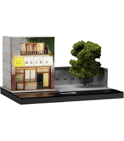 Amazon | G-Fans 1/64 ストリートジオラマ 710039 藤原豆腐店 LED