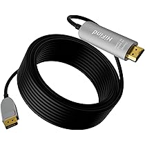 Amazon | HiFind 8K 光ファイバーDisplayPort HDMIケーブル