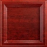 Fasade Easy Installation Classic Coffer Cherry Lay In Ceiling Tile / Ceiling Panel (2' x 2' Tile) by