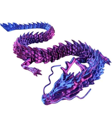Amazon.co.jp: プリント多関節ドラゴン、柔軟な多関節ドラゴン