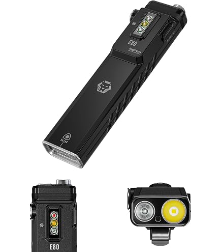 Amazon.co.jp: RovyVon E90 EDC フラット懐中電灯 充電式 3500ルーメン
