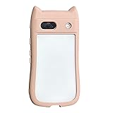 GooglePixel 7a 猫耳ケース GooglePixel7a ねこみみ ネコミミ グーグルピクセル7A 背面タイプ 背面ケース 背面カバー クリアケース 透明 背面クリア 猫耳 ネコみみ 猫 シンプル かわいい おしゃれ ピンク mimi-7a-004