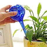 手吹きガラス鉢植簡易給水器 給水番(3色セット)