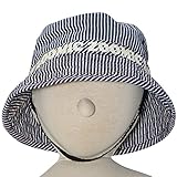 【本体綿100％】2017年 夏物 ZOOMIC ズーミック バケツ型 帽子 キャップ ヒッコリー◇54cm