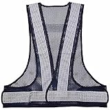 トラスコ中山 TRUSCO メッシュ安全ベスト 紺*シルバー TMVBS