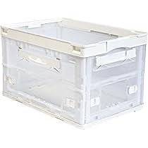 Amazon｜リス(RISU) 折りたたみコンテナー 三面扉 50L ホワイト