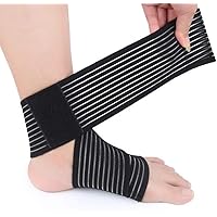 DONJOY 足用サポーター 調整可能 靭帯 Amazon | BigMe足首サポーター 薄型サポーター 捻挫 関節・靭帯・筋肉