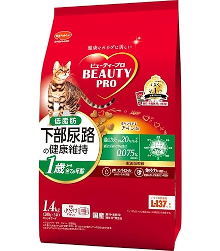 Amazon | ビューティープロ キャットフード 下部尿路の健康維持 1歳