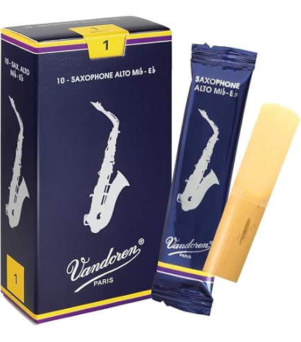 Vandoren アルトサックスリード 27本セット Amazon | Vandoren トラディショナル 硬さ：1・1/2 リード アルト