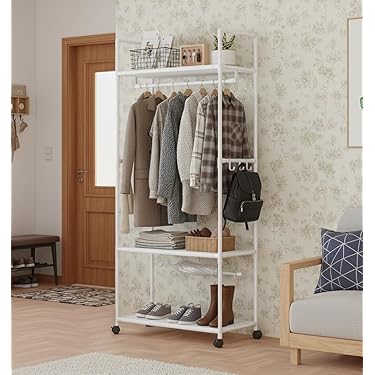 狭いスペースにも便利♪おしゃれ ハンガーラック 衣類収納 ♡ シルバー ハンガーラック シルバー」の人気商品一覧 | 安い商品を通販サイトから