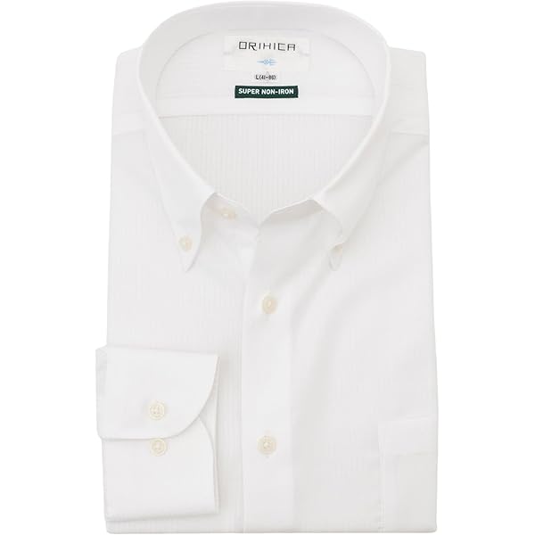 Amazon.co.jp: [オリヒカ] スーパーノンアイロン ストレッチ【長袖