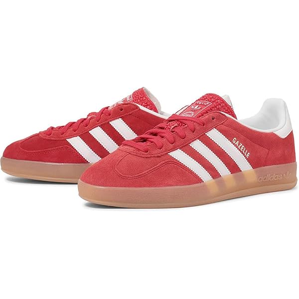 Amazon | [アディダス] ガゼル インドア W GAZELLE INDOOR レッド