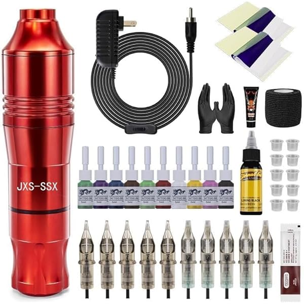 Amazon | タトゥーキット タトゥーガンキット タトゥーマシンキット