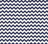SheetWorld Fitted Pack N Play (Graco) Sheet - Royal Blue Chevron Zigzag - Made In USA by sheetworld