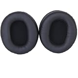 1ペア 交換用イヤーパッド イヤークッション ATH-M50 M50S M20 M30 M40 ATH-SX1 ブラック