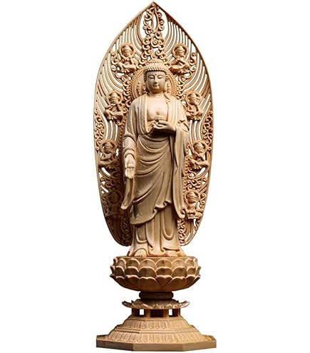 【 阿弥陀如来像 】 仏壇仏具 仏像 浄土真宗本願寺派 阿弥陀如来立像 （浄土真宗本願寺派） | 仏壇・仏具・神具 宗教用具の