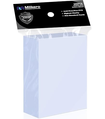 300) Ultra Pro New Standard Size(66mm x 91mm) Clear Deck Protectors Sleeves!  3 Factory Sealed 100ct Packs (#82689) with Ultra Pro's Hologram Quality  Seal of Durability! Stores and Protects Standard Size Gaming