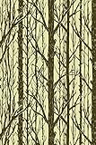 BLIK パターン柄壁紙ステッカー Trees- Pattern Wall Tiles brown アメリカ発 きれいに剥がせて壁を傷めないので賃貸にもOK!