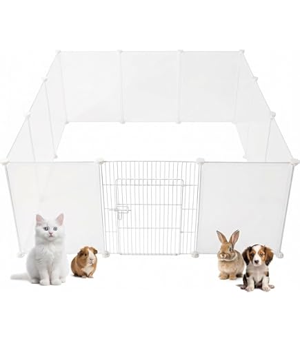 美品　セット　DIY バラ売り可能　一枚　400円　ペットフェンス サークル　ケージ　パネル　ホワイト　ジョイント　　44cm 33cm　頑丈　小動物　モルモット　うさぎ　チンチラ　ハムスター 楽天市場】ペットフェンス（小動物用品｜ペット・ペットグッズ）の通販