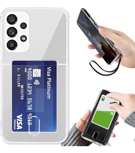 Amazon | Galaxy A54 5G SC-53D SCG21 ケース カード収納 クリア 適用