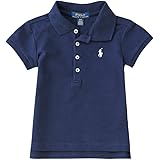 ポロ ラルフローレン キッズ 半袖 ポロシャツ ショートスリーブ Stretch Cotton polo shirt 子供服 （サイズ：4T、カラー：French navy/girl） Polo Ralph Lauren [並行輸入品]