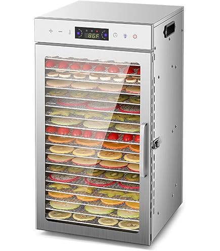 Amazon.co.jp: VEKAZ食品乾燥機 ステンレス製 大容量 24時間自由調節