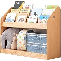 Amazon.co.jp: 天然木シリーズ 絵本ラック 幅70 3段