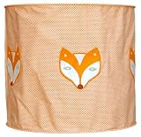 Taftan Fox and Raven Lampshade Fabric (35 cm, Orange) by Taftan