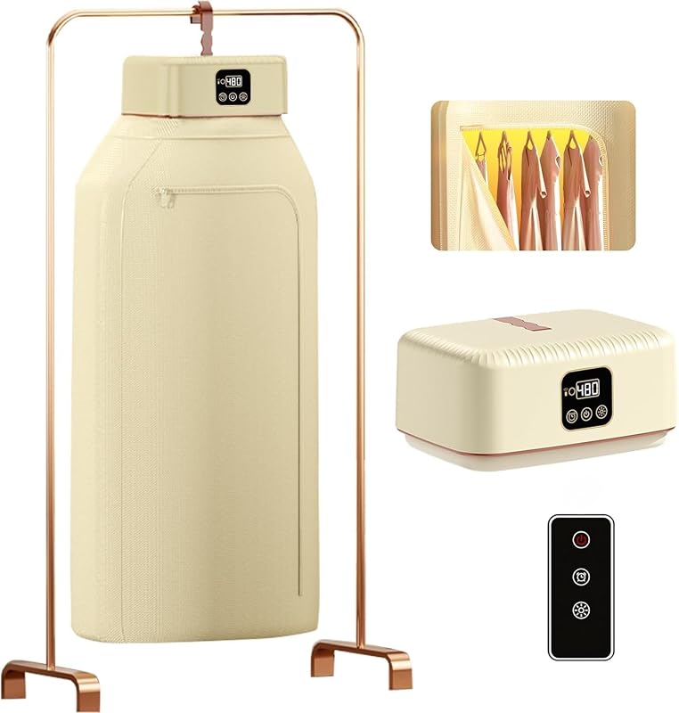 2026 Model Portable Clothes Dryer, Clothes Dryer, Portable Dryer, Quick Drying, Room Drying, Laundry Dryer, Rainy Season, Dust Mite Protection, Timer Function, Living Alone, Children's Clothes