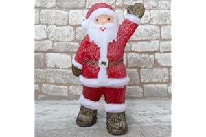 【WNJAPAN】可愛いサンタ53cm クリスマス USB イルミネーション オブジェ 立体 3D ガーデニング 屋内屋外 店舗 TAC-18