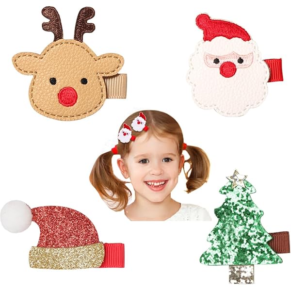 Amazon.co.jp: クリスマス ヘアピン ヘアゴム 子供 15点セット