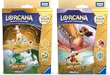 【2種セット】ディ ズニー・ロルカナ・TCG 日本語版 構築済みデッキ インクランド探訪 アンバー・エメラルド/ルビー・サファイア