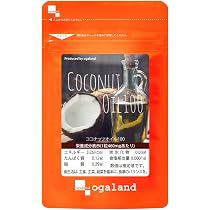 Amazon.co.jp: オーガランド (ogaland) ココナッツオイル100 (60粒 