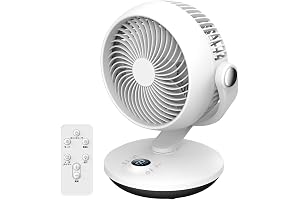 サーキュレーター DCモーター【2026 先行発売モデル&節電対策】扇風機 兼用 静音 超小型せんぷうき 強力送風 省エネ リモコン付き 左右首振り 上下角度調節 3モード 風量6段階調節 タイマー機能 一台多役 換気/空気循環/部屋干し/冷房 梅雨除湿 衣類乾燥 日本語取扱説明書付き プレゼントに最適