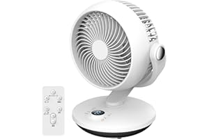 サーキュレーター DCモーター【2026 先行発売モデル＆節電対策】扇風機 兼用 静音 超小型せんぷうき 強力送風 省エネ リモコン付き 左右首振り 上下角度調節 3モード 風量6段階調節 タイマー機能 一台多役 換気/空気循環/部屋干し/冷房 梅雨