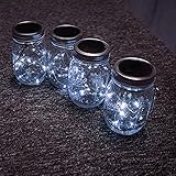 ボール メイソン ジャー太陽エネルギー太陽エネルギー ソーラー LED ガラスの瓶. USB 充電式ランプのガラスの瓶が庭やバルコニー/ポーチ ショップ、広場、通り、屋 外の中庭/結婚式の周りの木を明