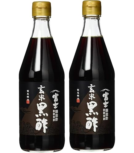 飯尾醸造　玄米黒酢　500ml×3本セット Amazon.co.jp: [飯尾醸造] 富士 玄米 黒酢 500ml×2 : 食品・飲料・お酒